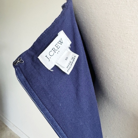 J. CREW FACTORY Tie-Front Jumpsuit in Linen-Cotton Size 10 - Picture 7 of 7